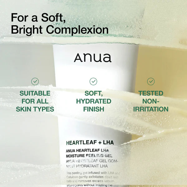 Heartleaf LHA Moisture Peeling Gel - ANUA Heartleaf LHA Moisture Peeling Gel - ANUA