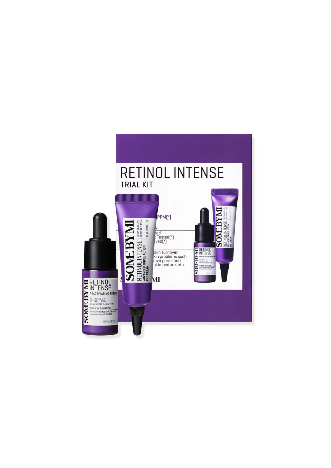 SOME BY MI - RETINOL INTENSE TRIAL KIT EYE CREAM 10ML AND SERUM 10ML