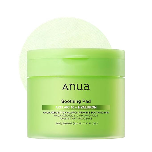 Anua Azelaic 10 Hyaluron Redness Soothing Pad, Troubled & Spot Care