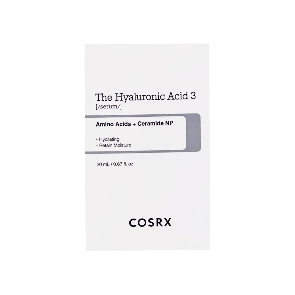 Cosrx The Hyaluronic Acid 3 Serum 20 ml