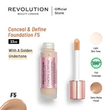 Makeup Revolution Conceal & Define Foundation F5