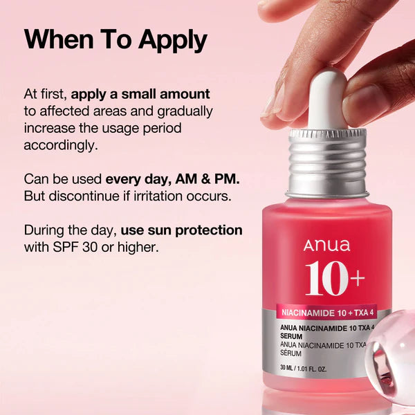 ANUA Niacinamide 10 + TXA 4 Serum - ANUA