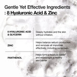 8 Hyaluronic Acid Hydrating Gentle Foaming Cleanser - ANUA