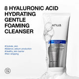8 Hyaluronic Acid Hydrating Gentle Foaming Cleanser - ANUA