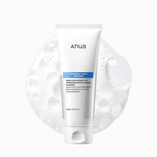 8 Hyaluronic Acid Hydrating Gentle Foaming Cleanser - ANUA