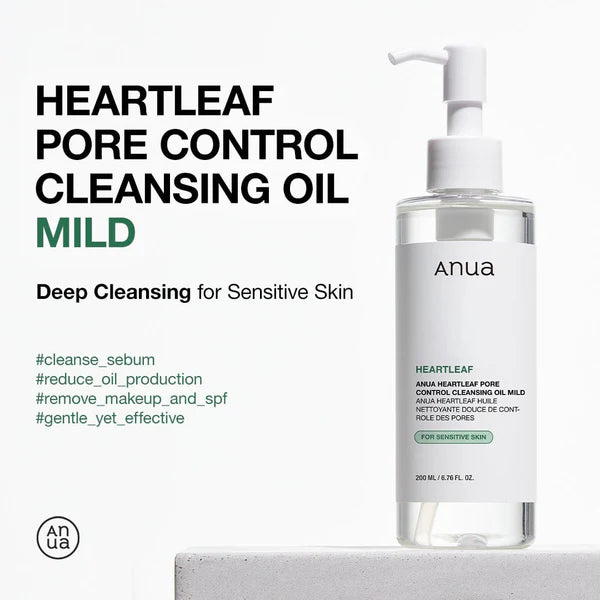 Heartleaf Pore Cleansing Oil Mild - ANUA