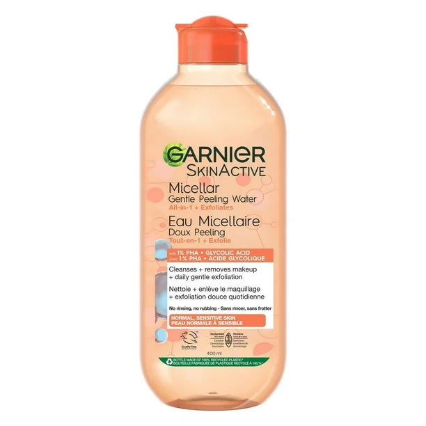 Garnier SkinActive Micellar Gentle Peeling Water with 1% PHA + Glycolic Acid