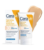Hydrating Mineral Sunscreen SPF 30 Face Sheer Tint, Shade: Light - CERAVE